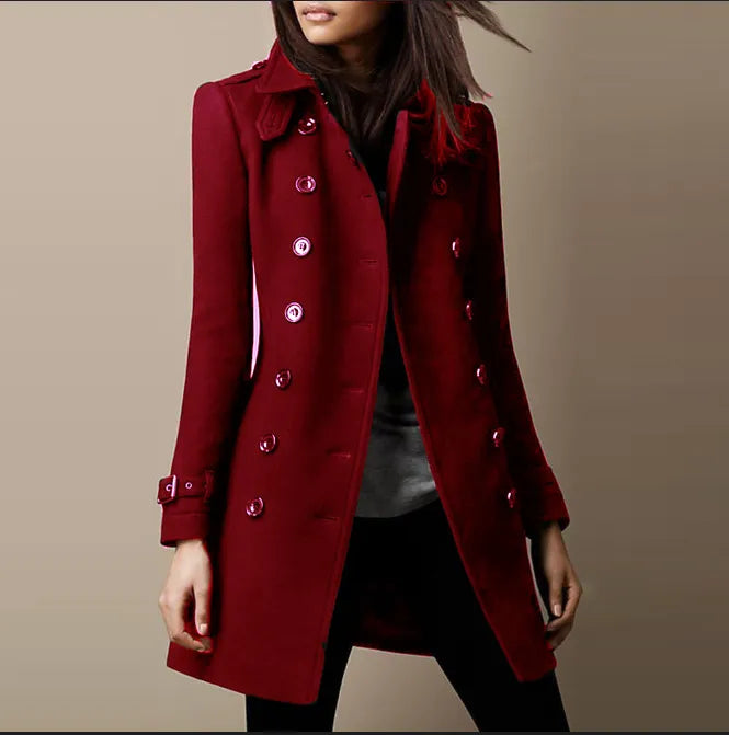 Ophélie | Trench-coat croisé pour femme - Image 5