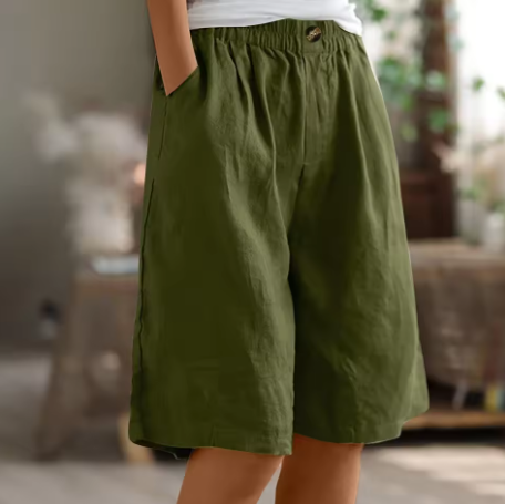 Simone | Shorts en lin confortables pour le printemps et l'été - Image 1