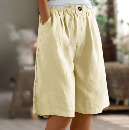 Simone | Shorts en lin confortables pour le printemps et l'été - Image 3