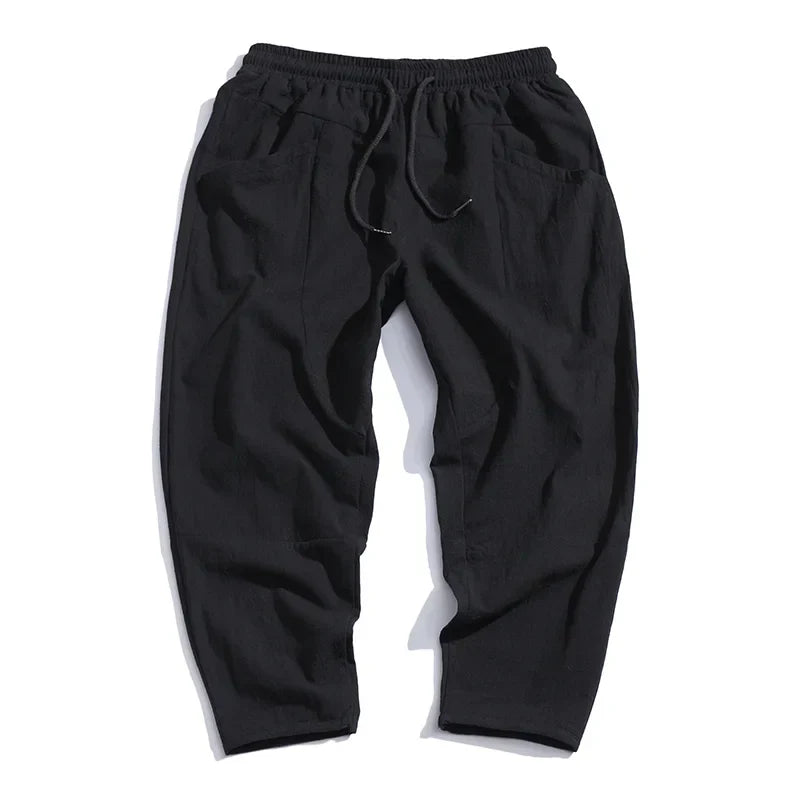 Xav | Pantalon court confortable en lin Kyoto - Image 5