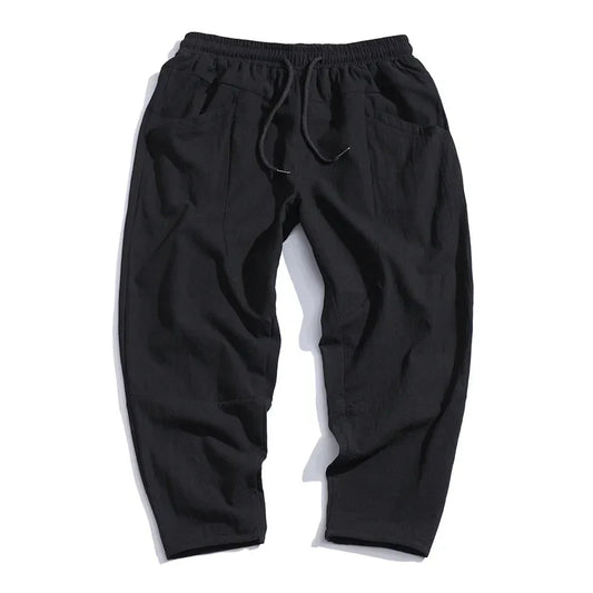 Xav | Pantalon court confortable en lin Kyoto - Image 5