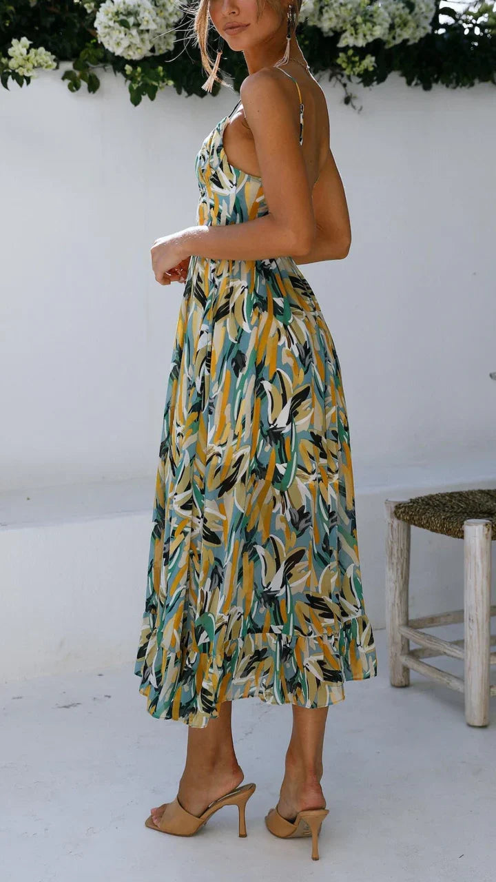 Ysée | Robe longue d'été vibrante pour un style sans effort - Image 4