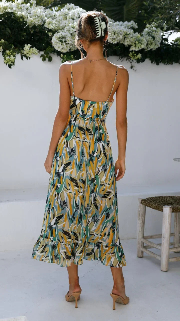 Ysée | Robe longue d'été vibrante pour un style sans effort - Image 9