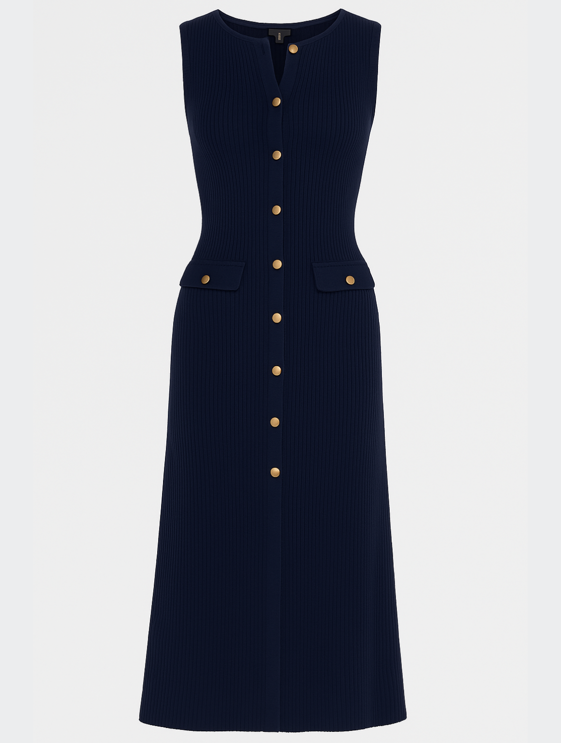 Élodie | Robe midi boutonnée élégante - Image 5