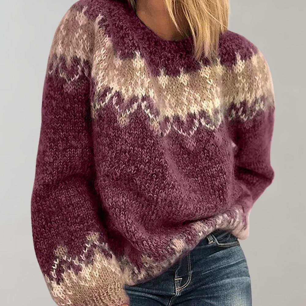 Ilona | Pull Femme Manches Longues Col Rond - Image 4