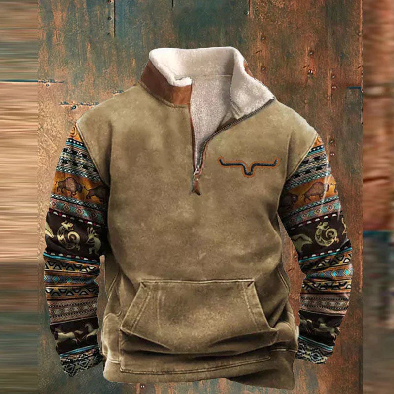 Evan | Sweat stylé avec fermeture éclair - Image 2
