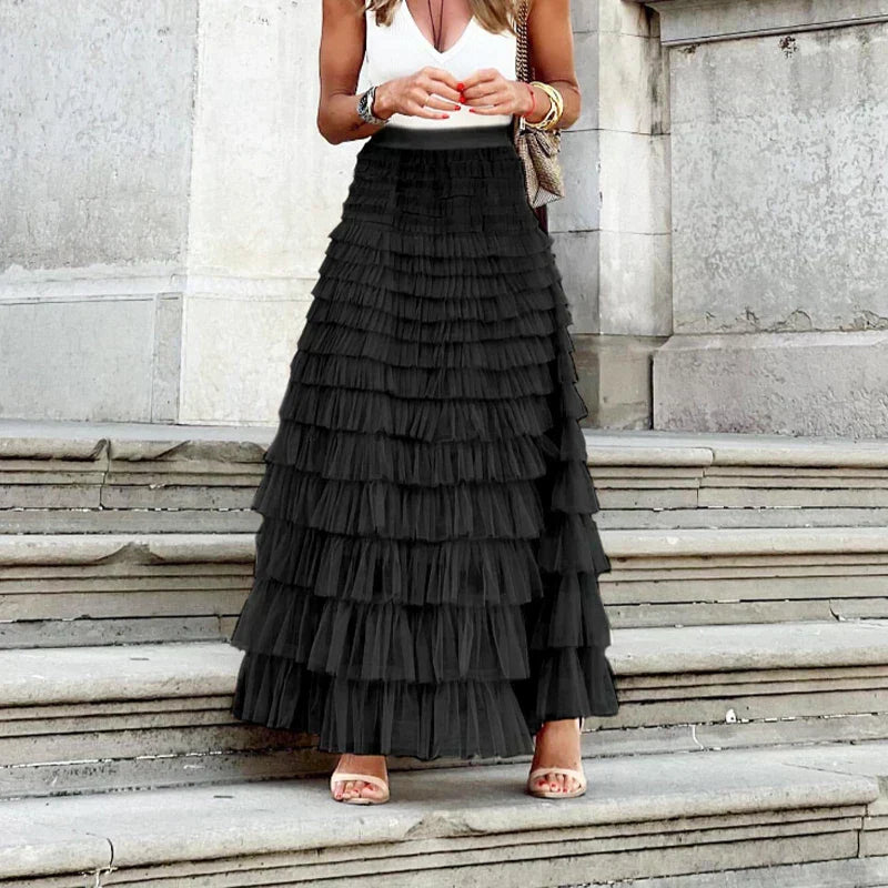 Estelle | Jupe midi en tulle pour femmes - Image 4