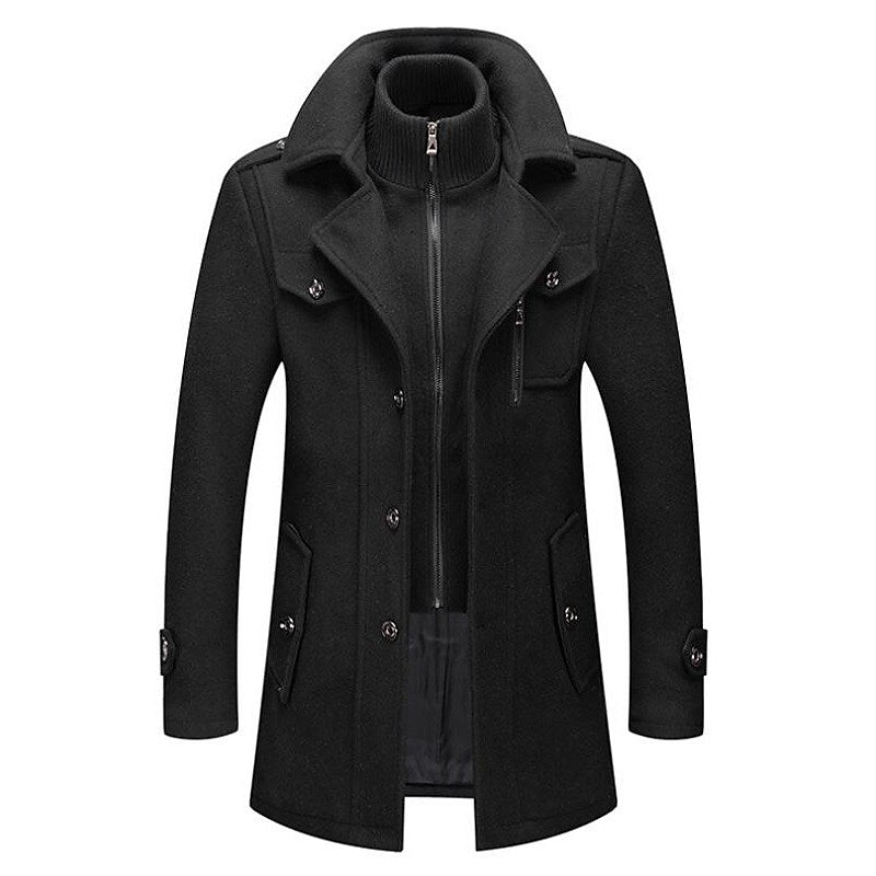 Mehdi | Manteau croisé pour homme - Image 3