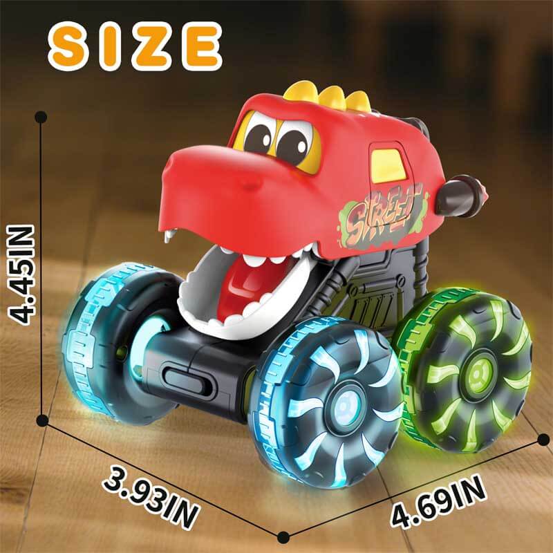 Børns Dinosaur Monster Truck Legetøj med LED Hjul