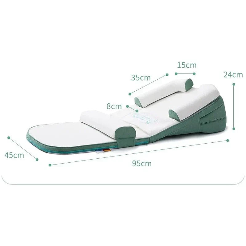Baby Wedge Pude: Sikker Side Søvn & Anti-Reflux Støtte