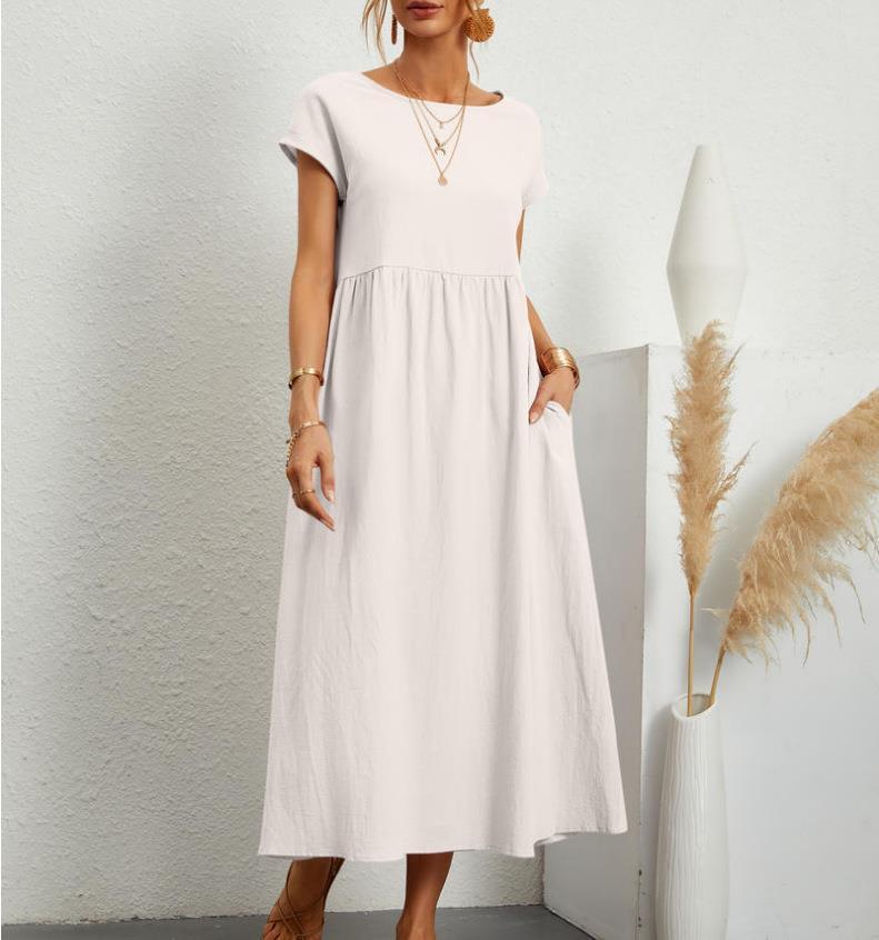 Ilona | Chic Relaxed Fit Midi Dress - Image 9