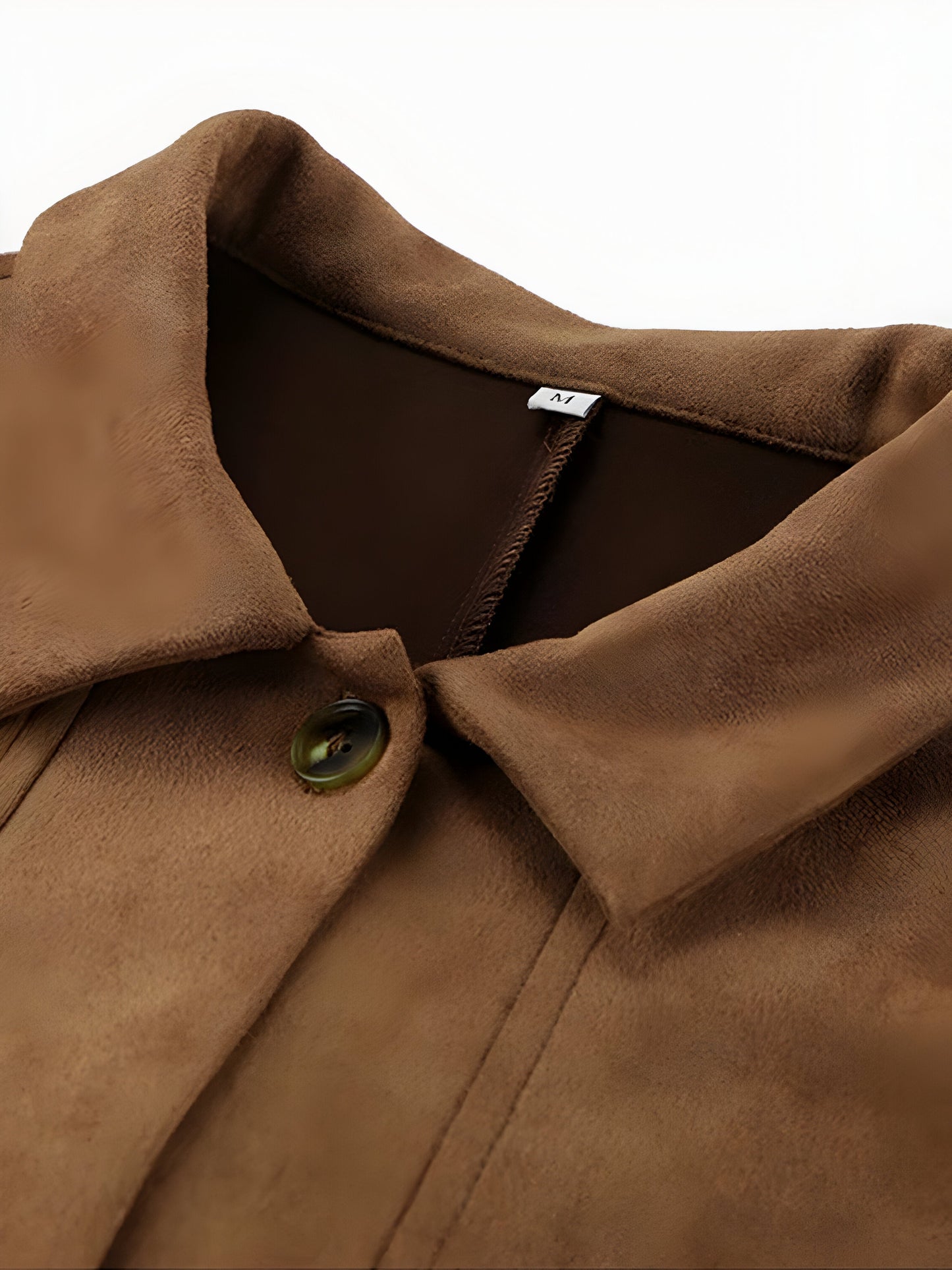 Félicie | Veste Chemise Femme Marron - Image 5