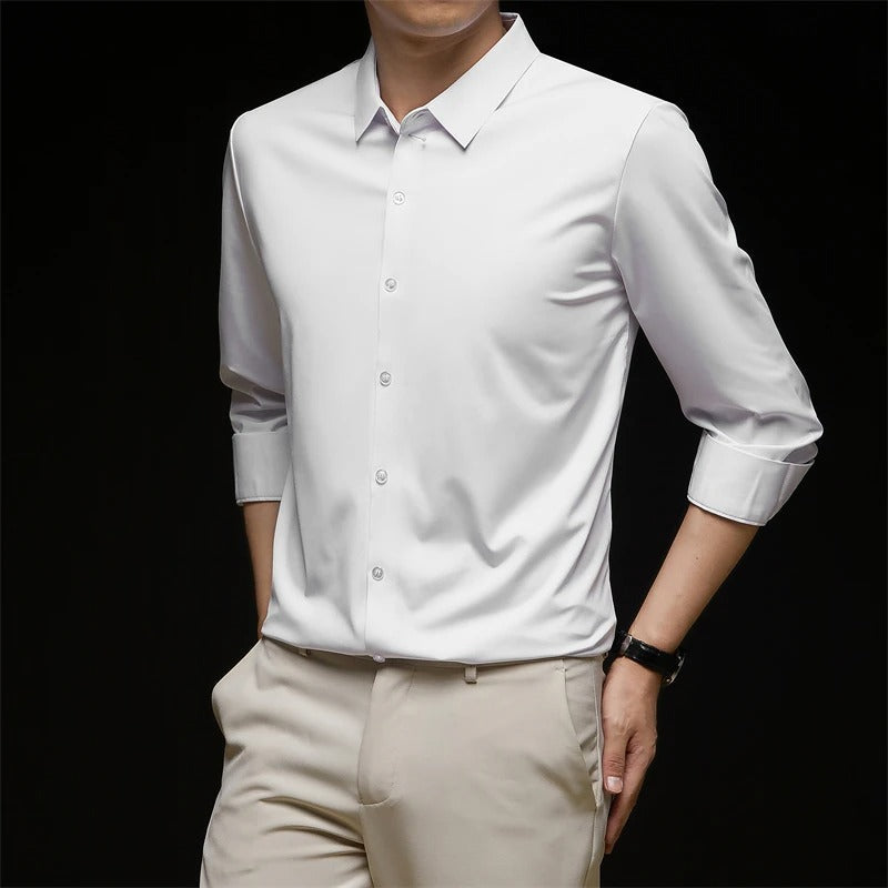 Pascal | Chemise d'affaires décontractée infroissable pour hommes - Image 6