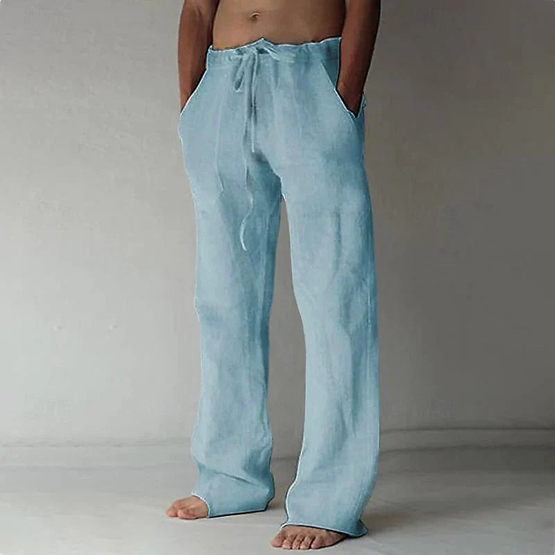 Raphaël | Pantalon baggy en lin pour hommes Aéré Confortable - Image 9