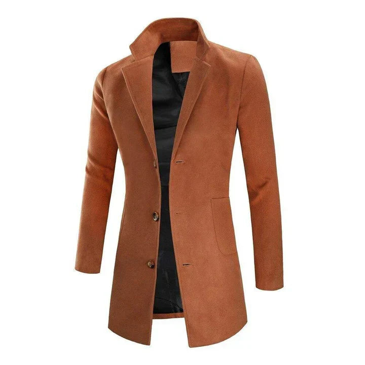 Omarian | Manteau Long Ajusté pour Homme - Image 3
