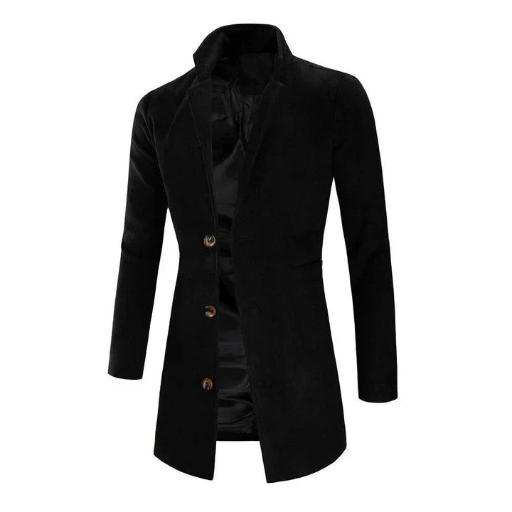 Omarian | Manteau Long Ajusté pour Homme - Image 4