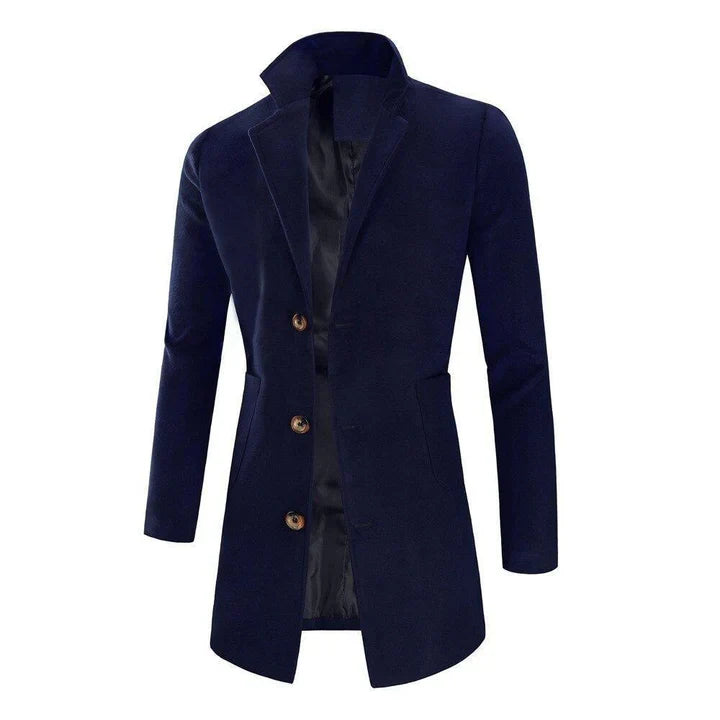 Omarian | Manteau Long Ajusté pour Homme - Image 2