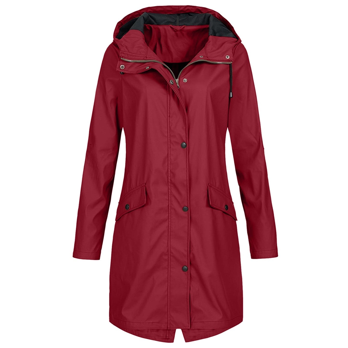 Maude | Imperméable à Capuche Femme Mi-Long - Image 4