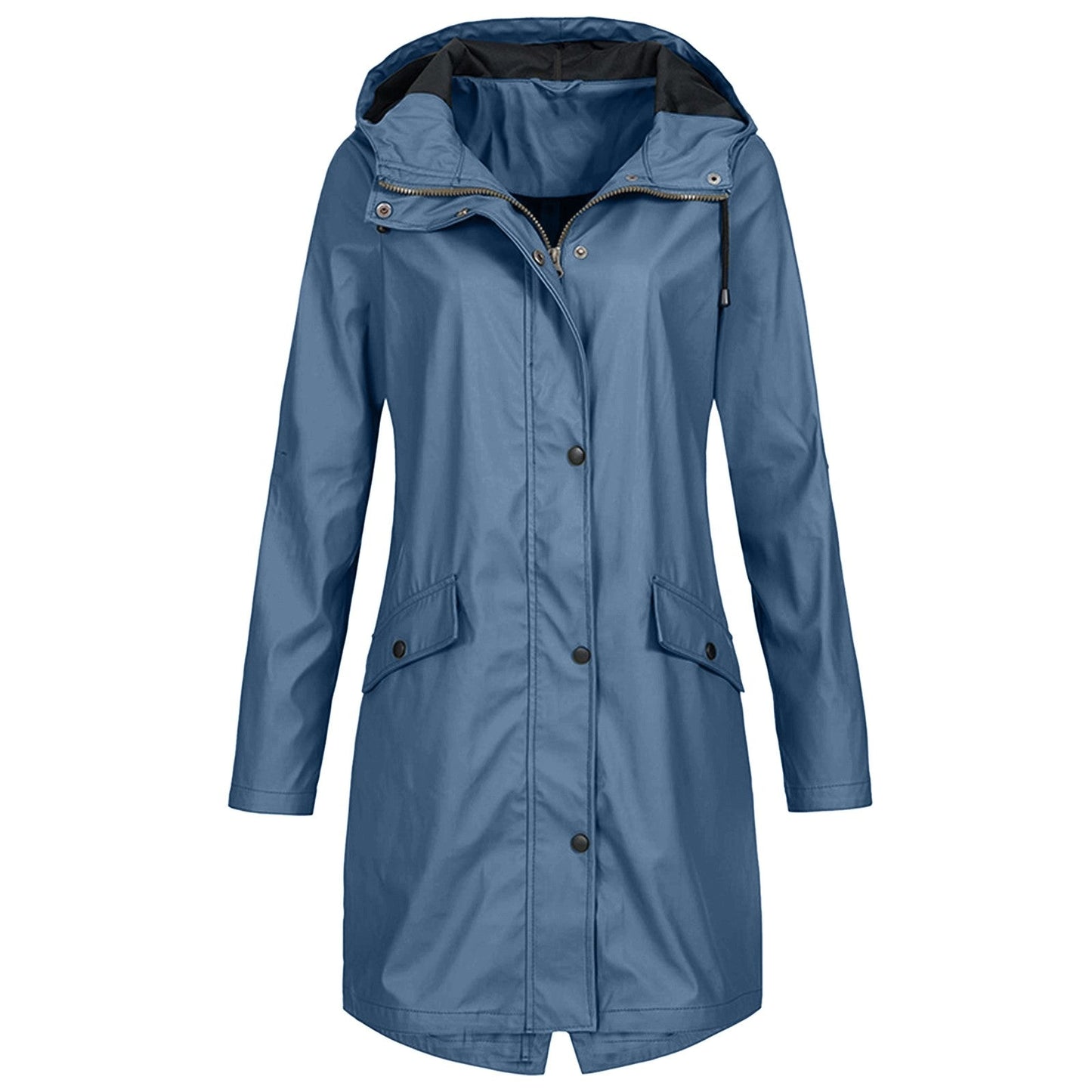 Maude | Imperméable à Capuche Femme Mi-Long - Image 6
