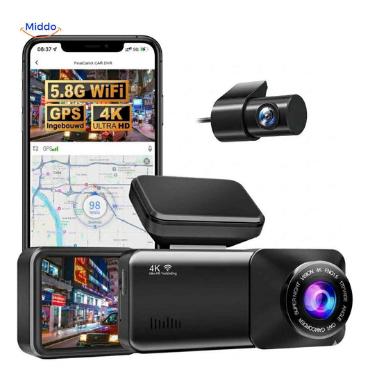 DriveGuard™ Dashcam | 4K video, WiFi og GPS-sporing