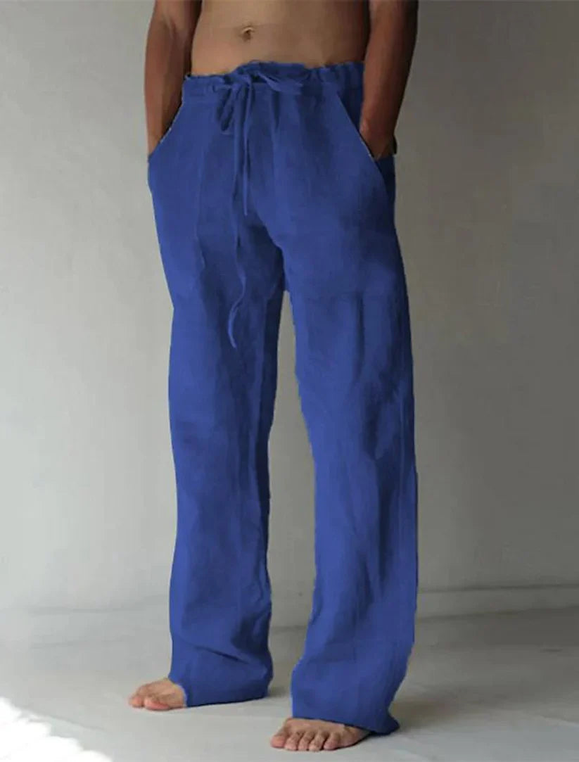 Raphaël | Pantalon baggy en lin pour hommes Aéré Confortable - Image 10