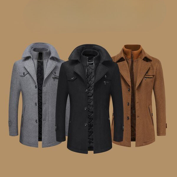 Mehdi | Manteau croisé pour homme - Image 10