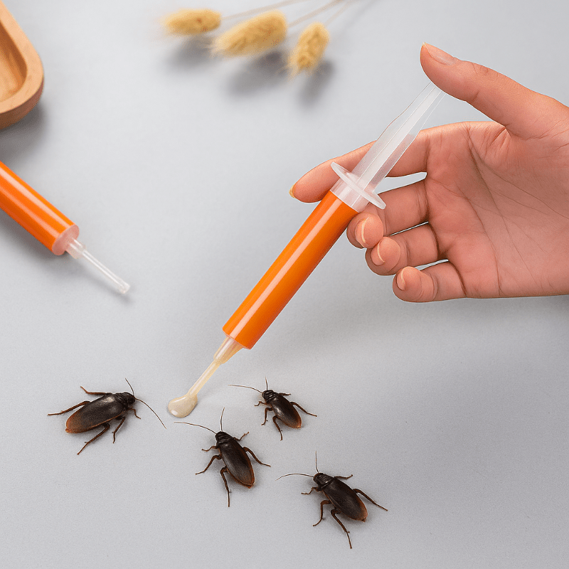 Effektiv Gel Bait til Kakerlakker med Domino Effekt – 3 Tubes af 10 g, Sikker og Nem Anvendelse