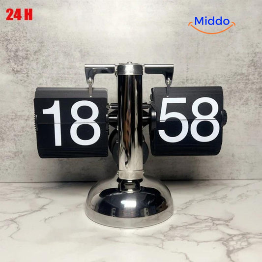 Elegant RetroFlip™ | Vintage Flip Ur med Quartz Ure