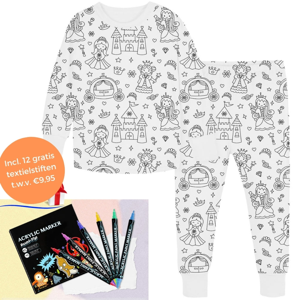 Farvelægning Børnepyjamas™ | Sjov og Elsket af Børn og Forældre!
