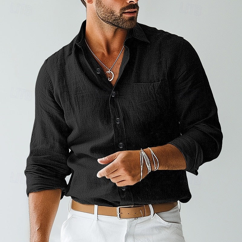 Rami | Chemise d'été en lin Confortable et fraîche - Image 4