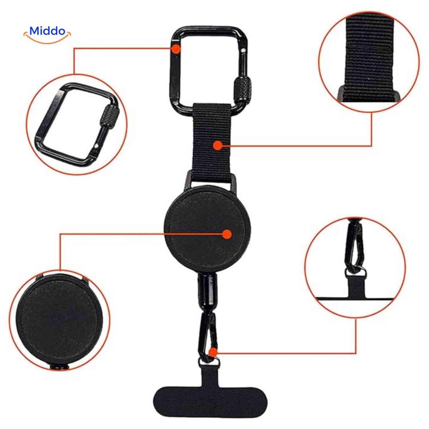 GripLock™ Holder | Tyverisikker, Udtrækkelig og Super Bærbar!