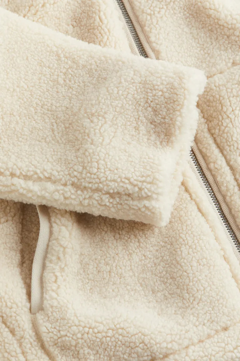Ivana | Manteau Sherpa Zippé pour Femme - Image 6