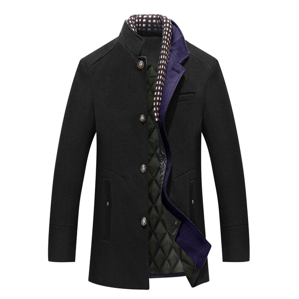 Joey | Manteau Homme Mi-Long Col Mao - Image 4