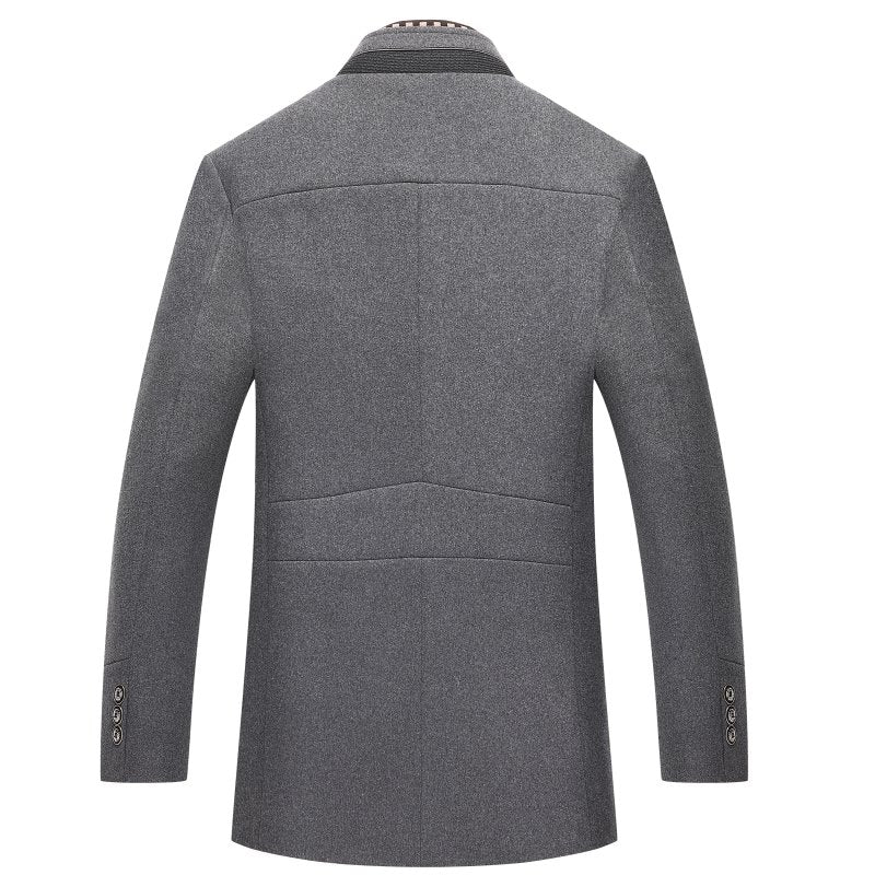 Joey | Manteau Homme Mi-Long Col Mao - Image 9