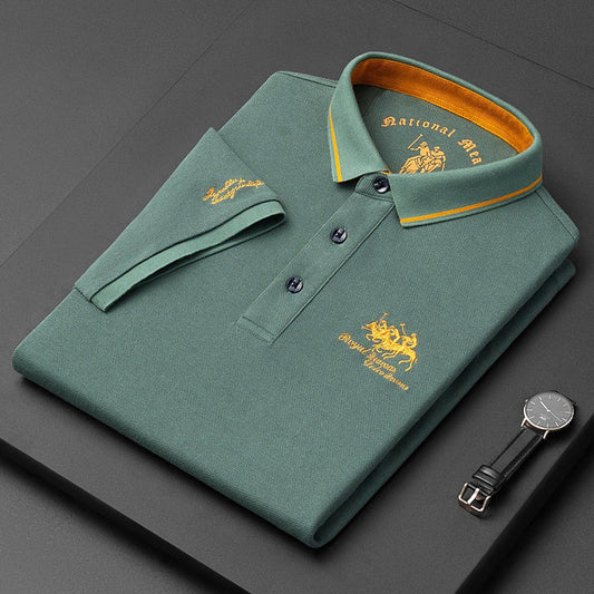 Herre Luksus Polo T-shirt | Komfortabel & Stilfuld | Forskellige Farver