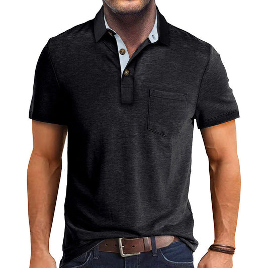 Herre Polo Shirt Moderne Polo Krave Stilfuld
