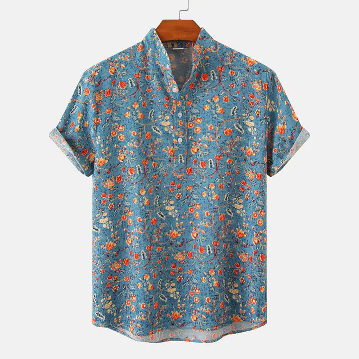 Félix | Chemise Henley imprimée stylée - Image 3