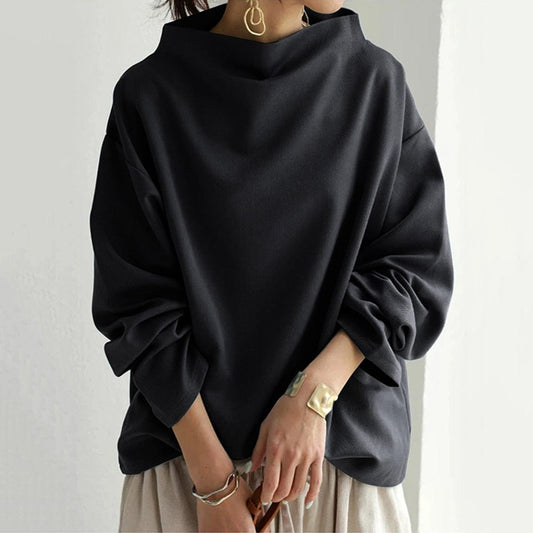 Image of Ida | Dame Oversized Langærmet Top