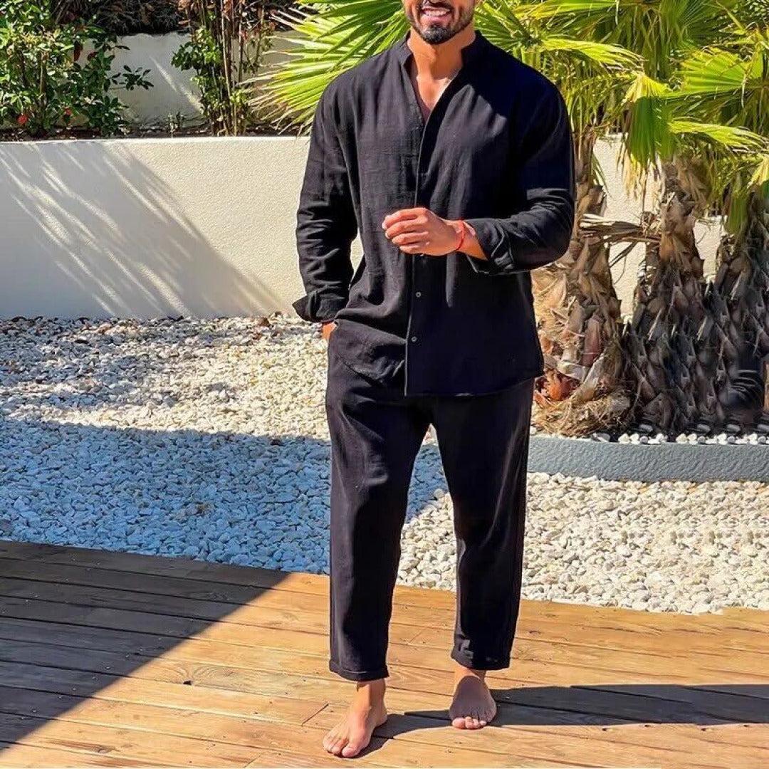 Vadim | Ensemble chemise et pantalon à manches longues pour hommes - Image 1