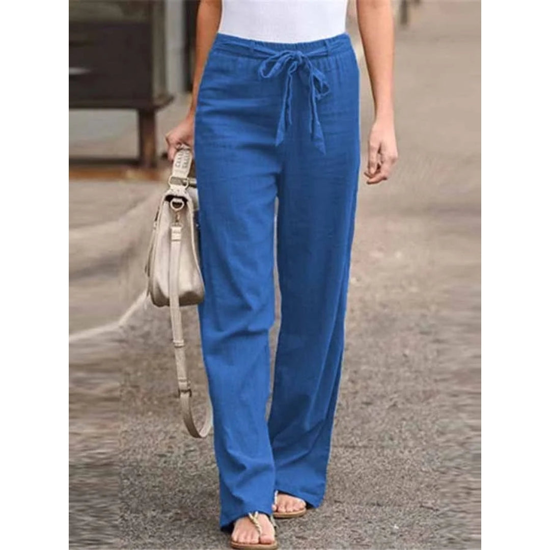 Isabelle | Pantalon palazzo décontracté - Image 3