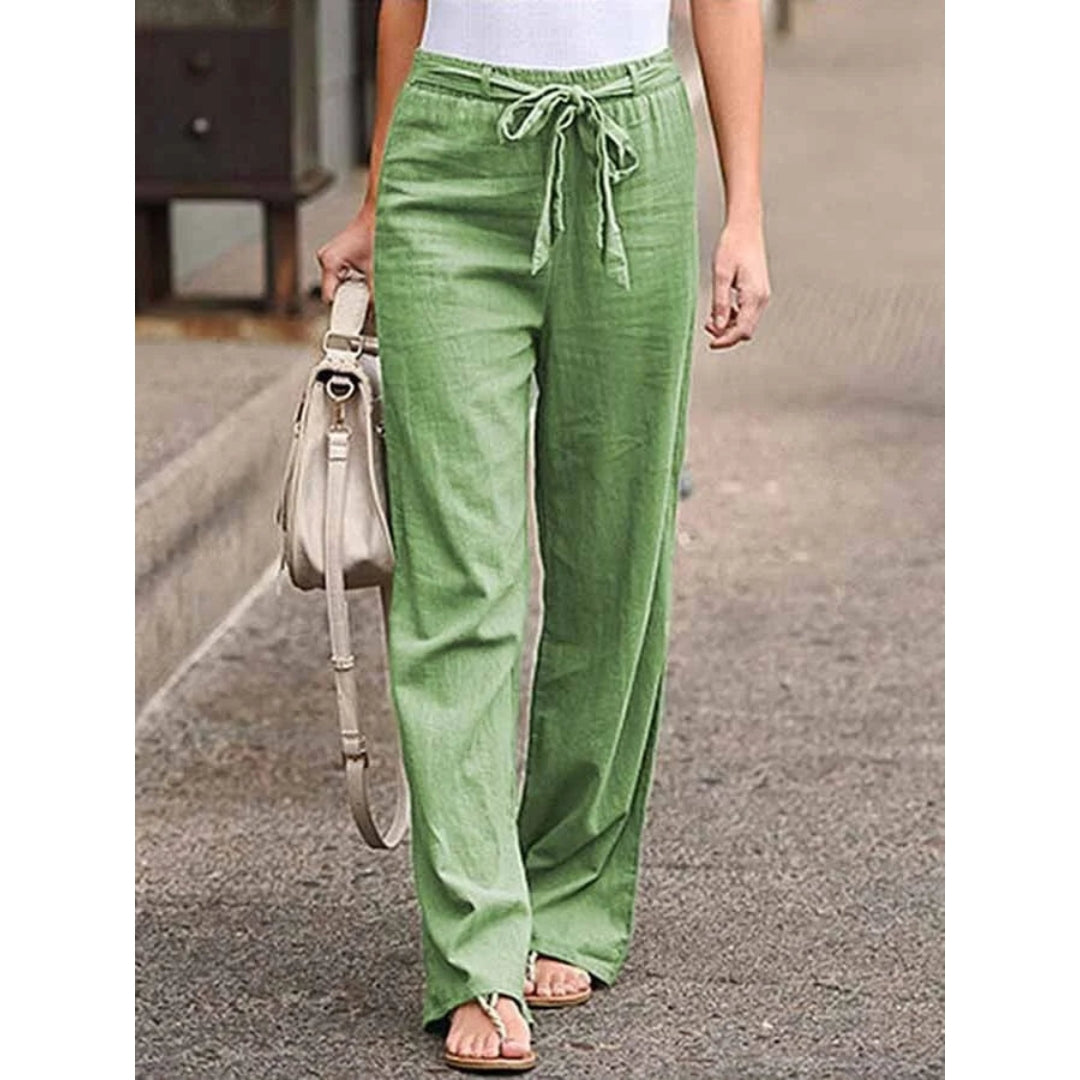 Isabelle | Pantalon palazzo décontracté - Image 5