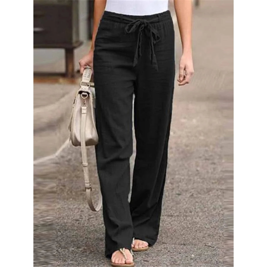 Isabelle | Pantalon palazzo décontracté - Image 7