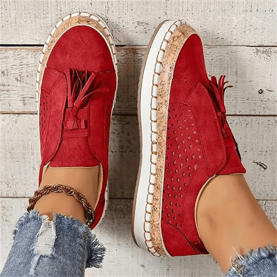 Souraya | Baskets slip-on perforées pour femmes - Image 9