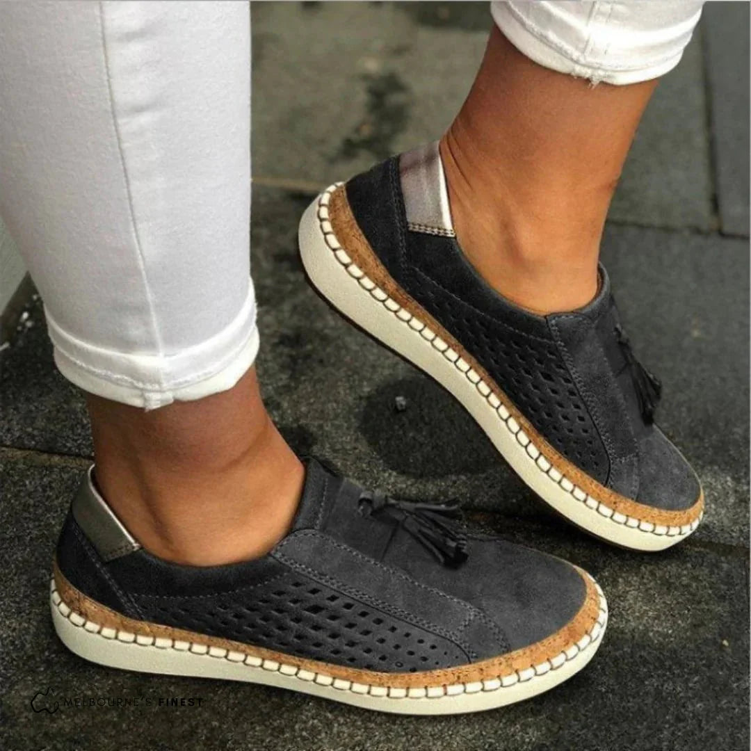 Souraya | Baskets slip-on perforées pour femmes - Image 4