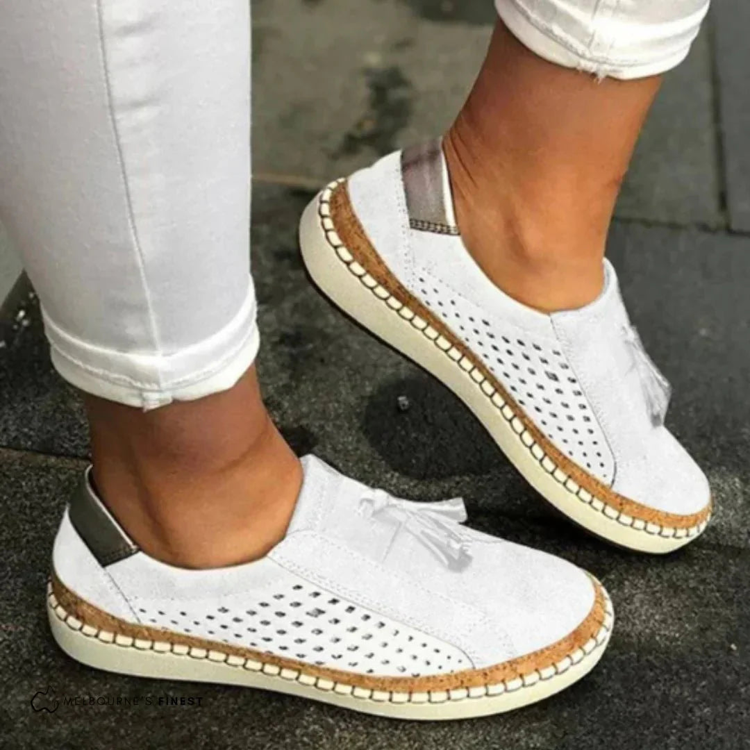Souraya | Baskets slip-on perforées pour femmes - Image 3