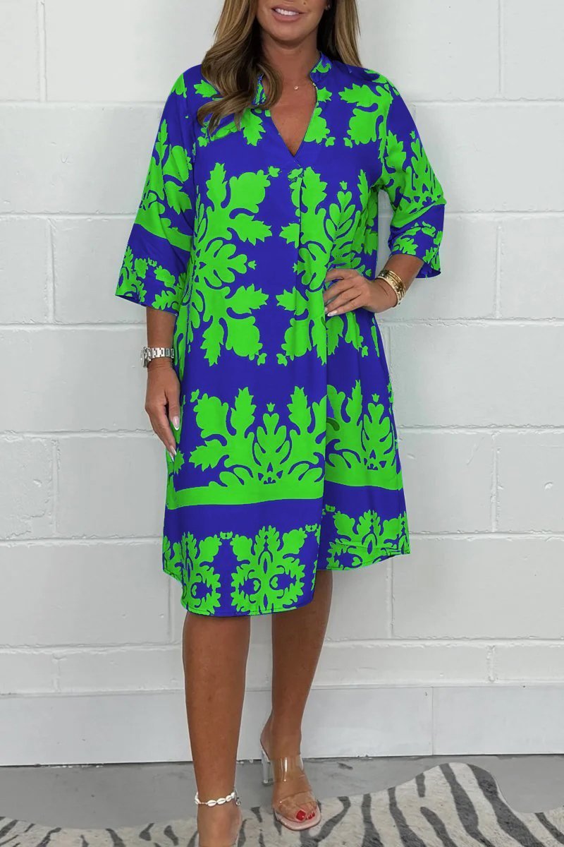 Juliette | Aveline - Robe printanière imprimée - Image 7