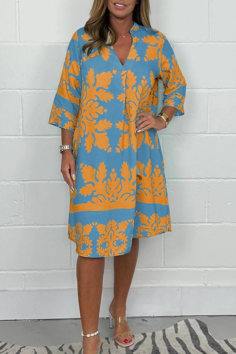 Juliette | Aveline - Robe printanière imprimée - Image 8