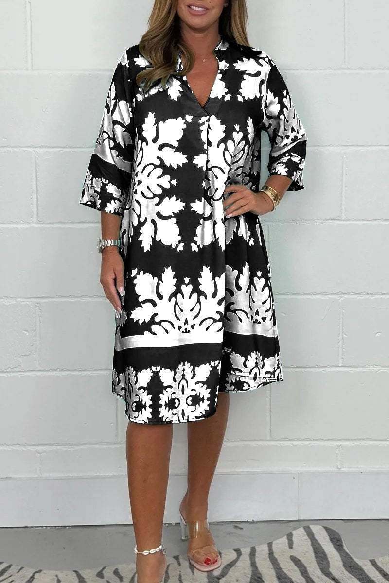 Juliette | Aveline - Robe printanière imprimée - Image 5