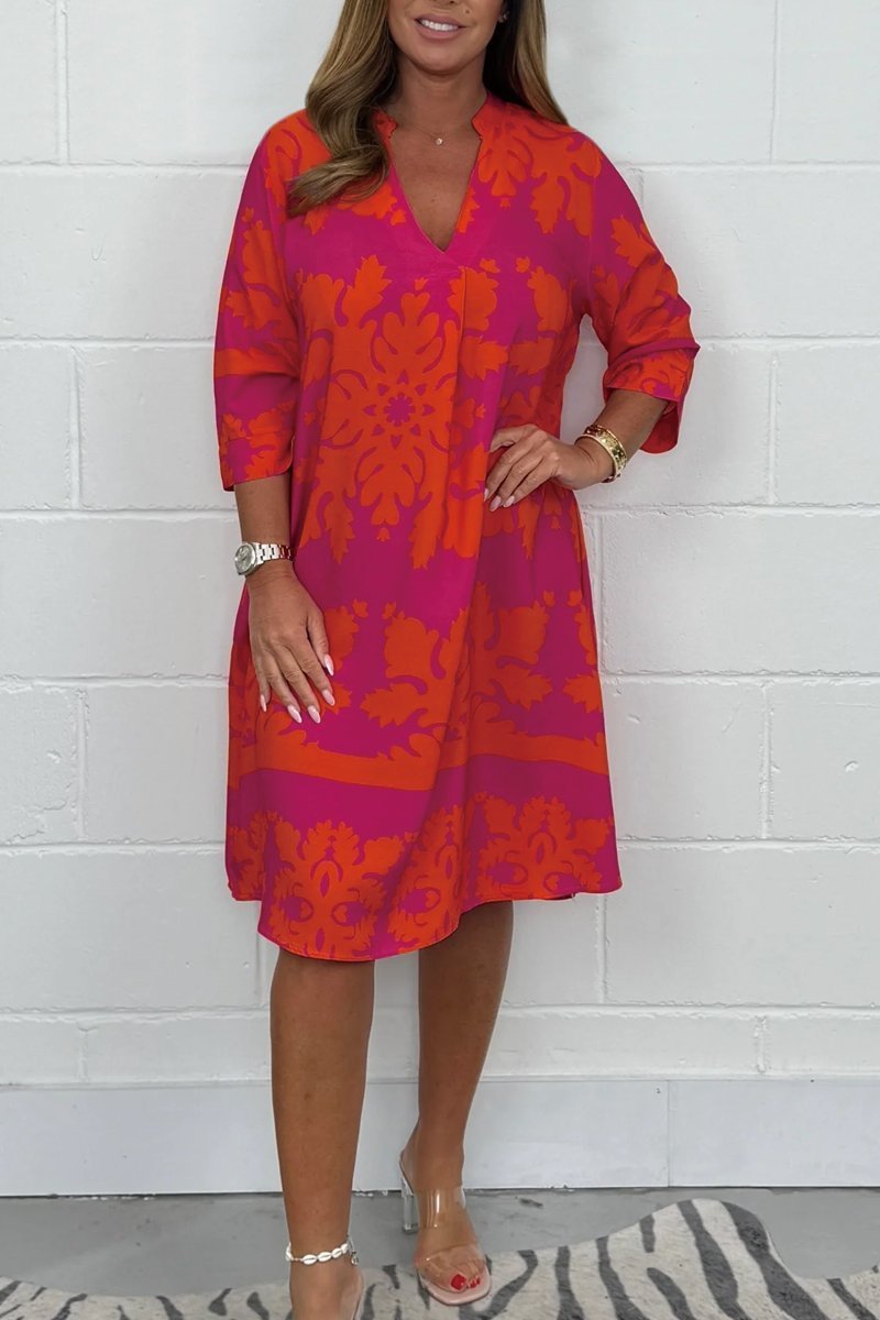 Juliette | Aveline - Robe printanière imprimée - Image 3