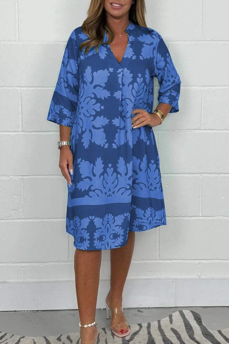 Juliette | Aveline - Robe printanière imprimée - Image 4